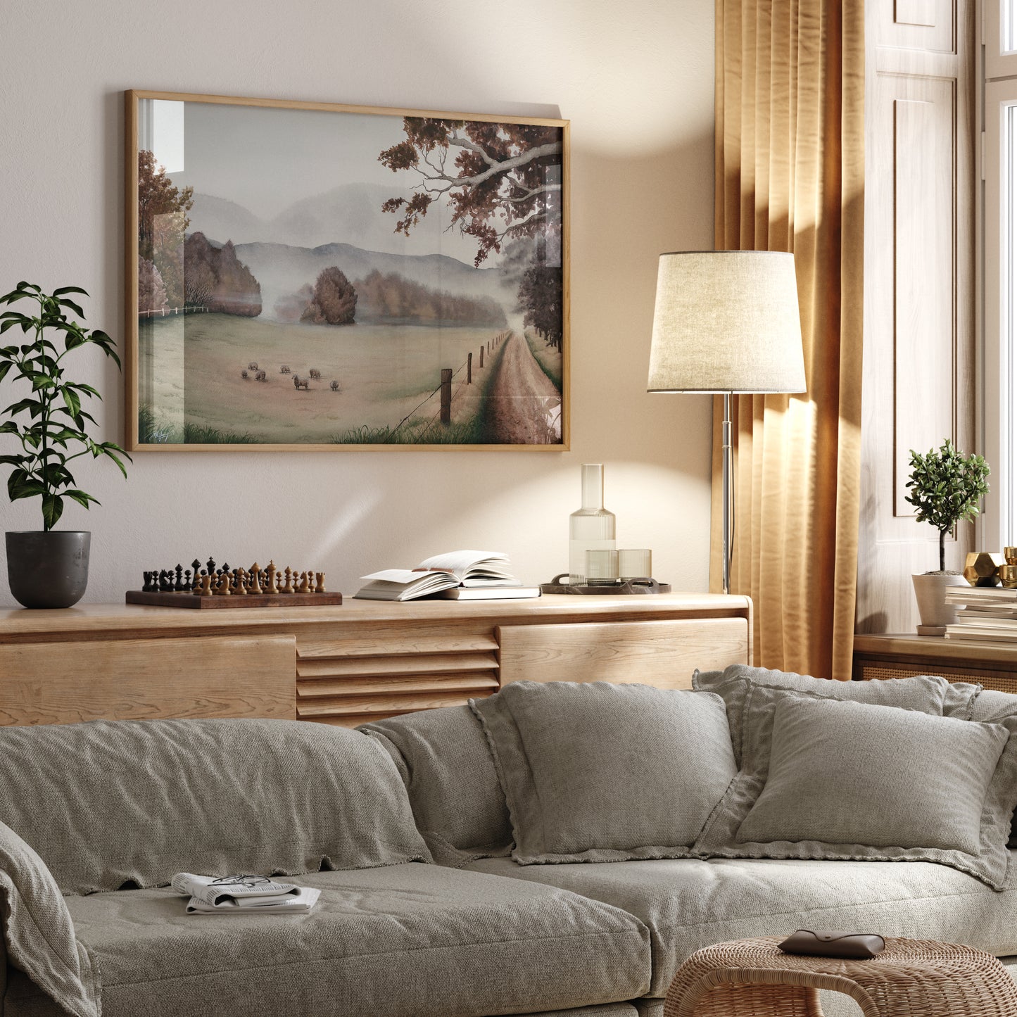 'Mist Settling In' - Fine Art Print - Young by Design