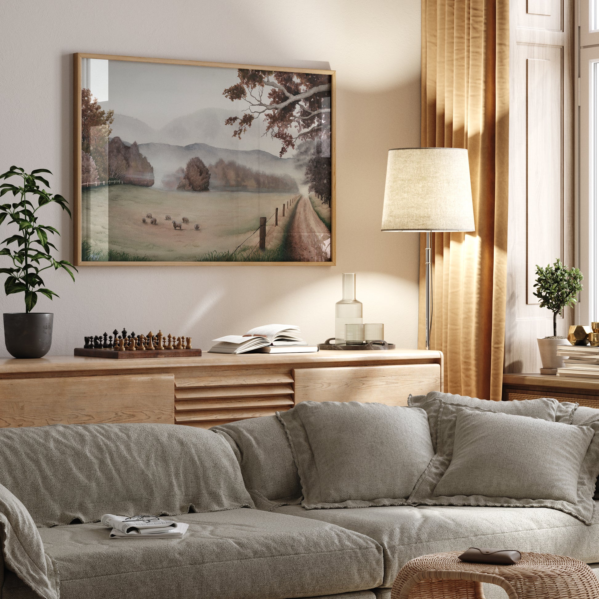 'Mist Settling In' - Fine Art Print - Young by Design