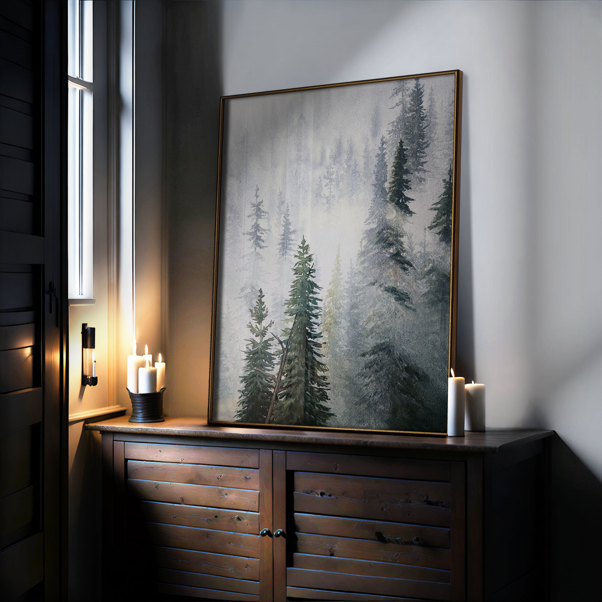 'Whispering Woodlands' - Art Print - Young by Design