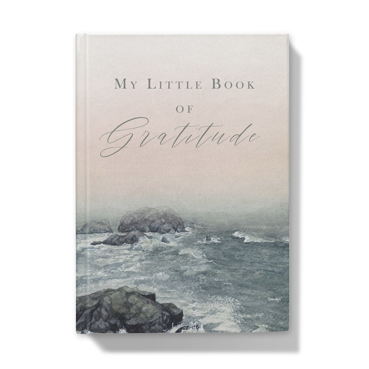 Gratitude Notebook Oceans Mist Hardback Journal - Young by Design