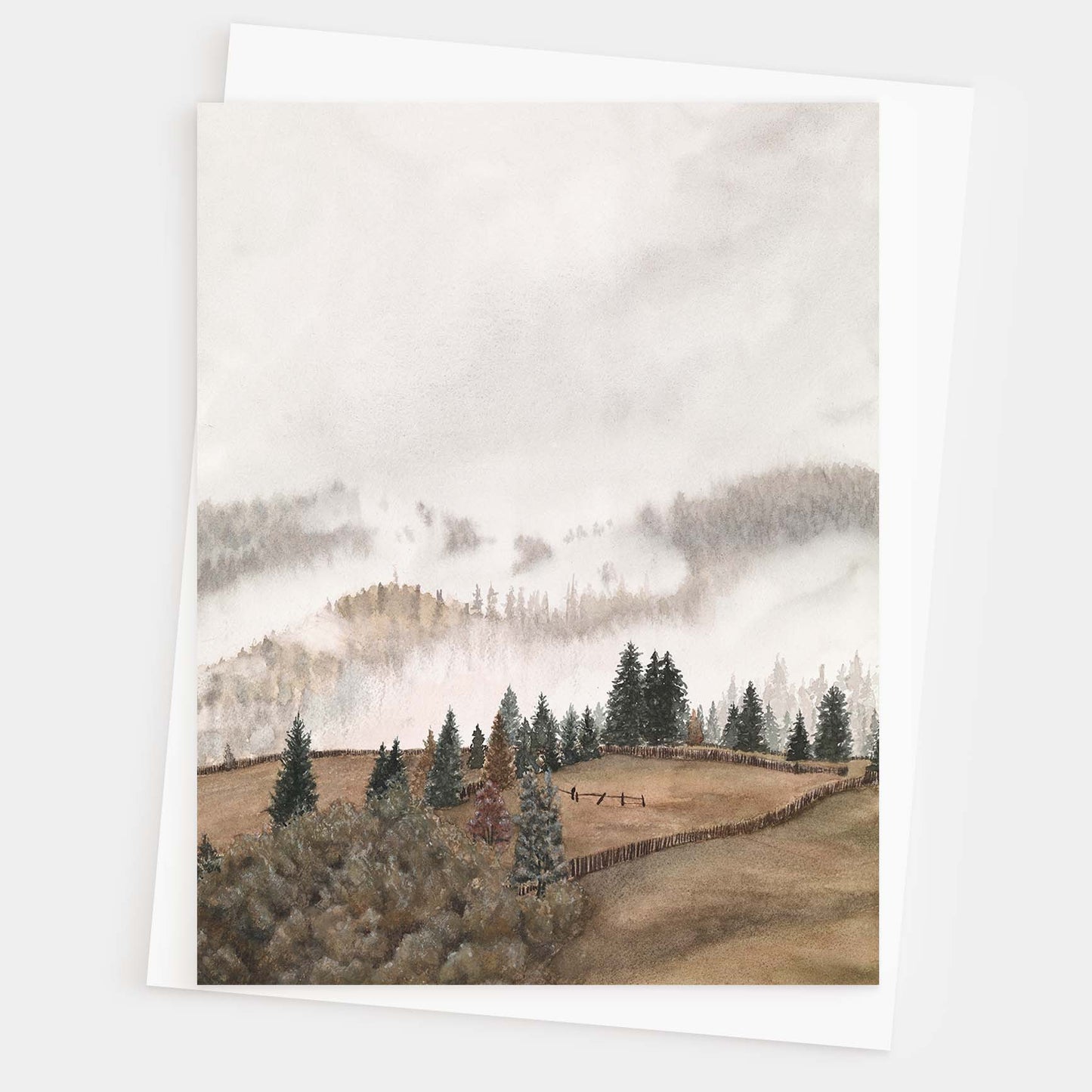 Autumn Mornings Kiss Greeting Card - Young by Design