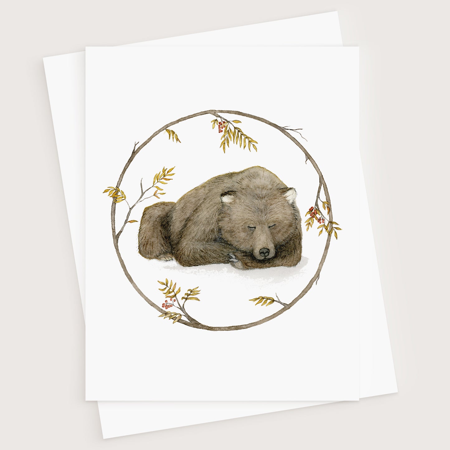 Sleeping Bear Greeting Card - Young by Design