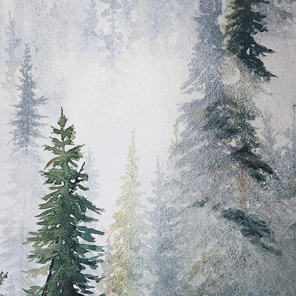 'Whispering Woodlands' - Art Print - Young by Design