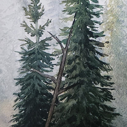 'Whispering Woodlands' - Art Print - Young by Design
