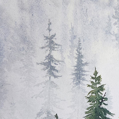 'Whispering Woodlands' - Art Print - Young by Design