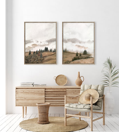 Autumn Morning Kiss i & ii Duo Set | Limited Edition Fine Art Prints - Young by Design