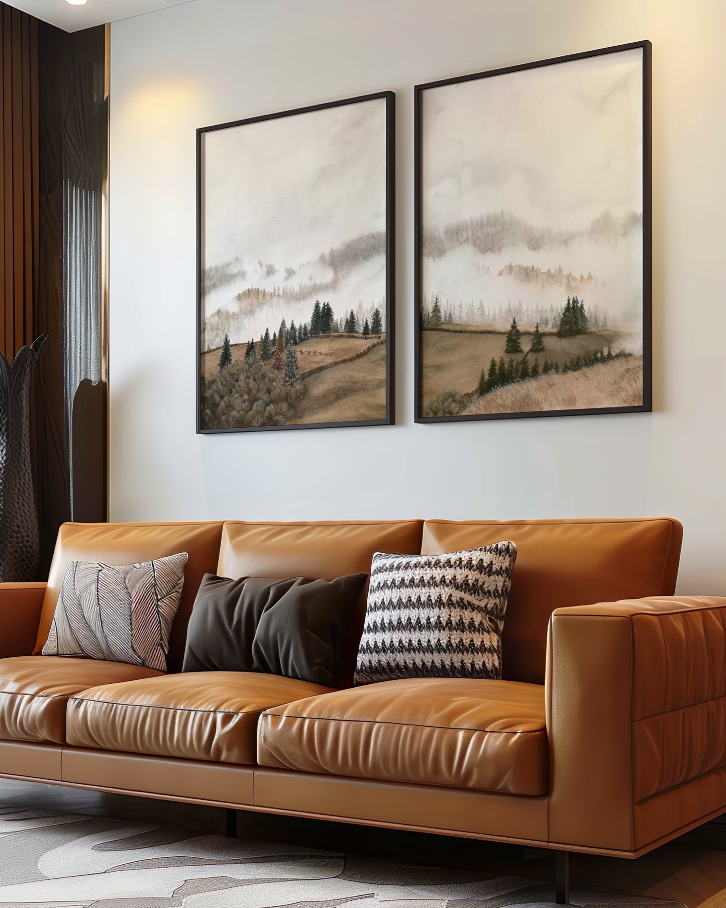 Autumn Morning Kiss i & ii Duo Set | Limited Edition Fine Art Prints - Young by Design