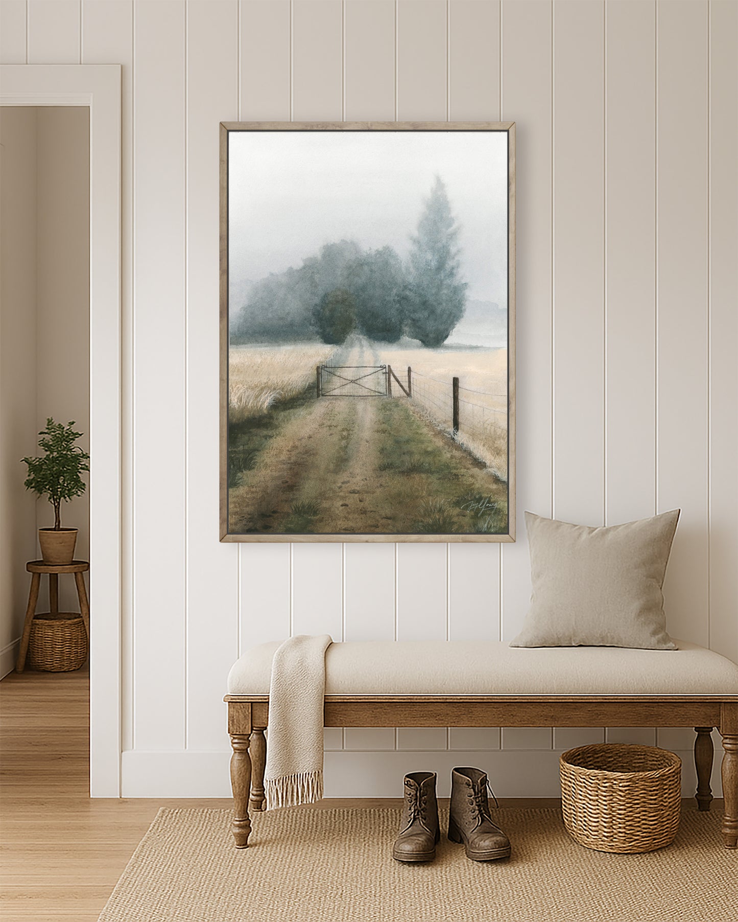 Gate Between Paddocks- Fine Art Print - Young by Design