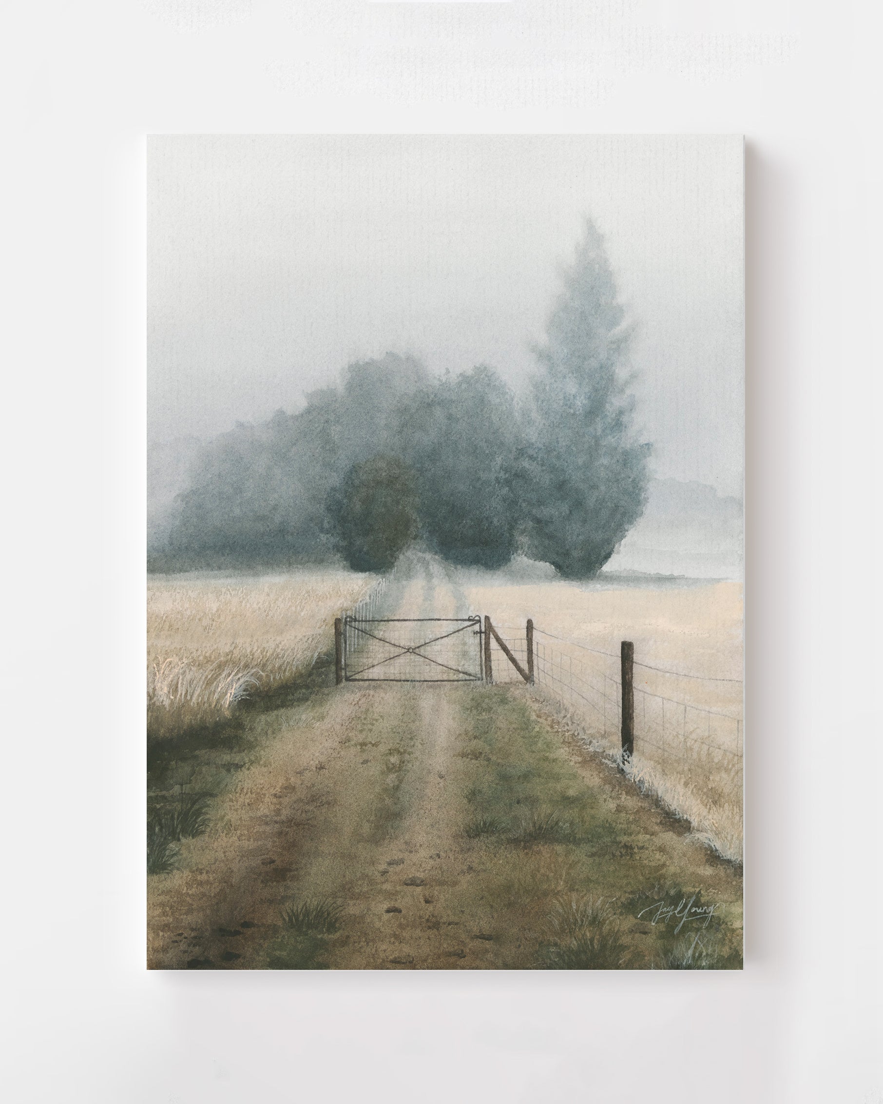 Gate Between Paddocks- Fine Art Print - Young by Design