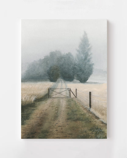 Gate Between Paddocks- Fine Art Print - Young by Design