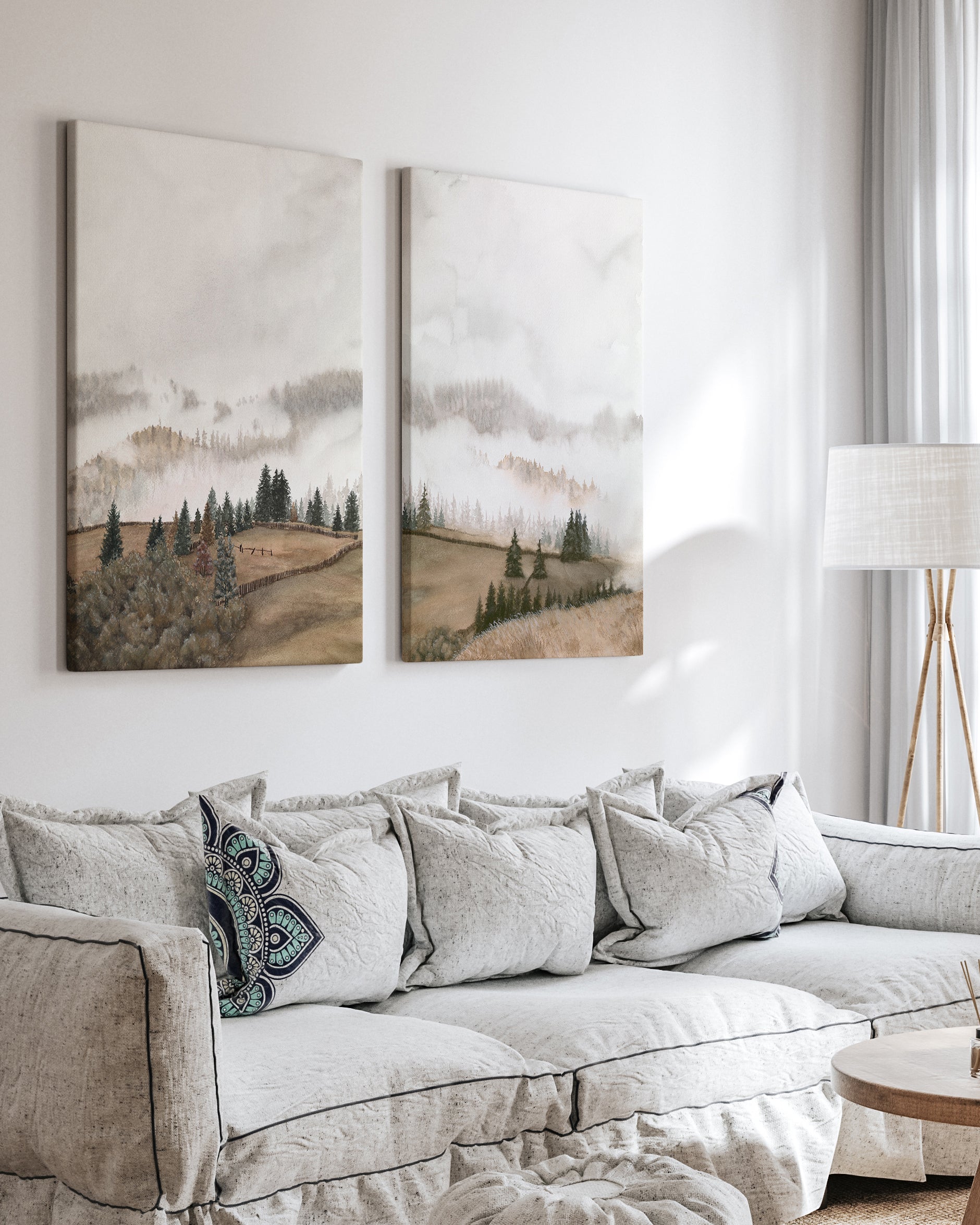 Autumn Morning Kiss i & ii Duo Set | Limited Edition Fine Art Prints - Young by Design