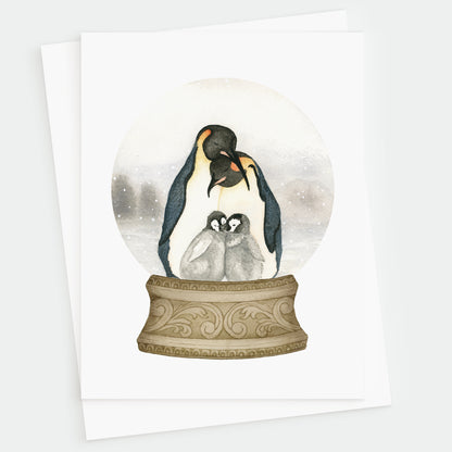 Penguin Family  Christmas Greetings Card - Young by Design