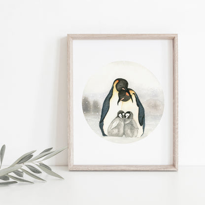 The Penguin Family.